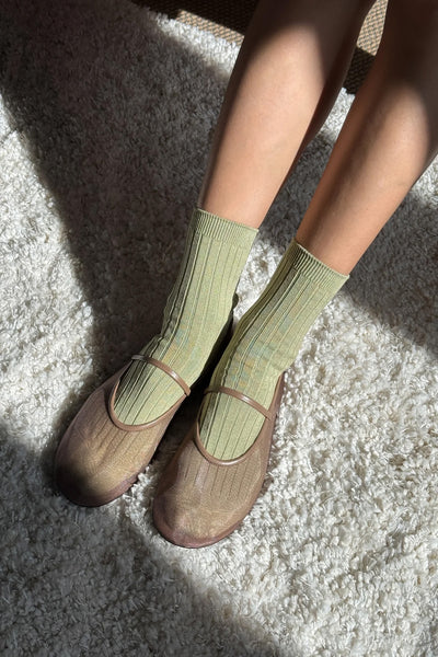 Le Bon Her Socks Avocado 