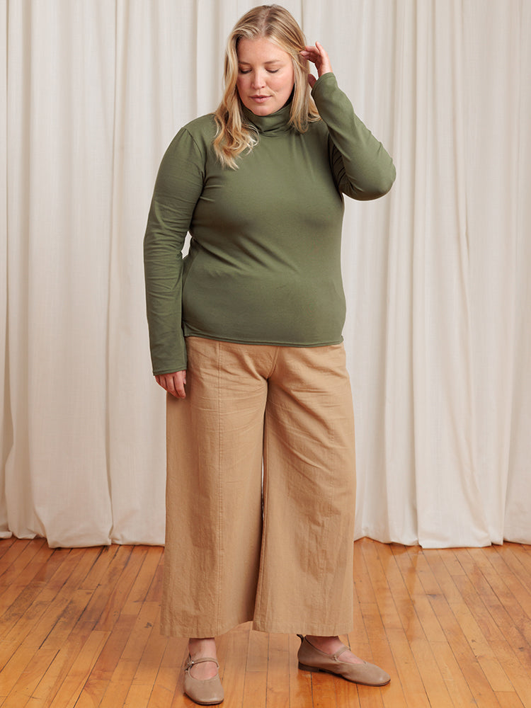 Monty Turtleneck Dark Olive