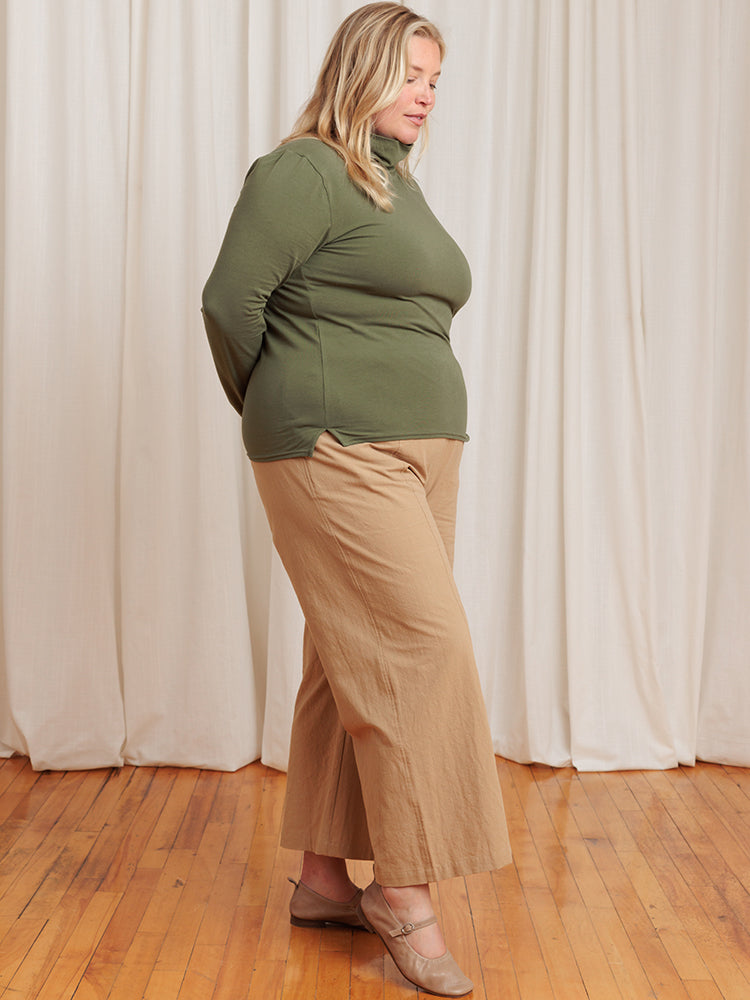 Monty Turtleneck Dark Olive